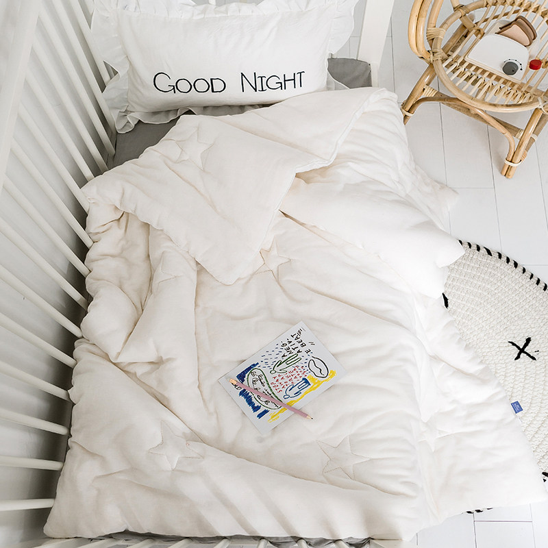 Baby newborn thin quilt Cotton flower quilt core Baby quilt Children's kindergarten quilt Summer single quilt core