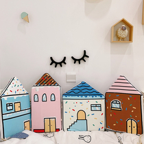 ins Childrens baby bed bed circumference thickened anti-fall and anti-collision fence soft package Nordic wind guardrail can be disassembled and washed can be spliced