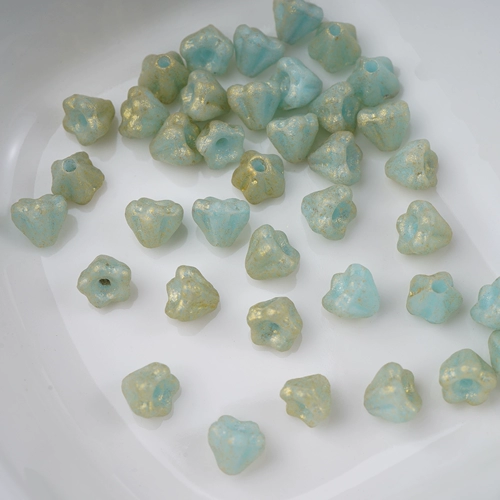 Импортные синие матовые бусины, аксессуары, x4, 4мм