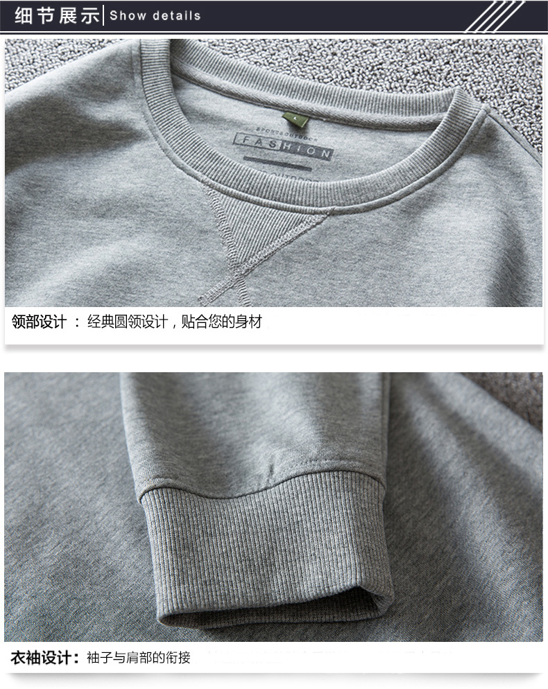 Sweatshirt homme ZHAN en Coton - Ref 3129513 Image 32