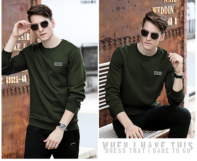 Sweatshirt homme ZHAN en Coton - Ref 3129513 Image 15