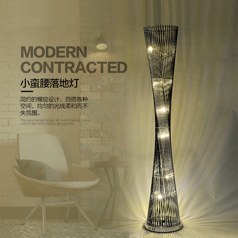 Nordic modern minimalist creative small waist floor lamp fashion decoration living room bedroom led bedside vertical table lamp