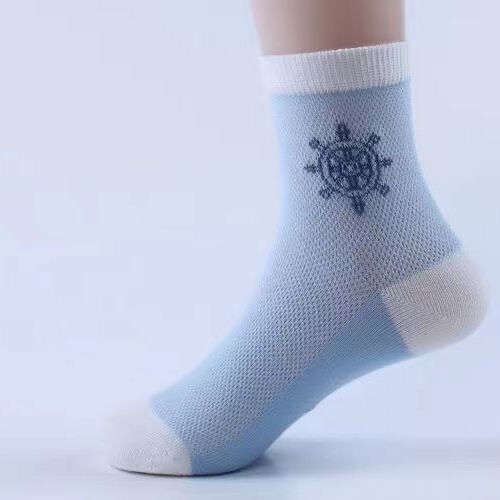 Children's Socks for Boys, Summer Thin Style, Breathable Short Socks for Babies, Cute Ultra-Thin Short Mesh Socks for Boys — 4
