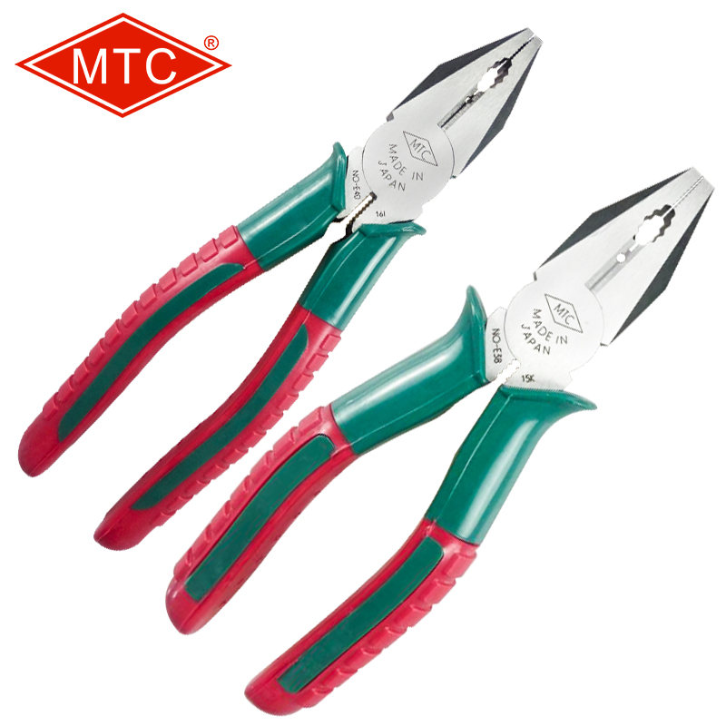 Japanese non-slip handle wire pliers flat mouth pliers vise MTC-E38 6 inches E39 7 inches MTC-E40 8 inches
