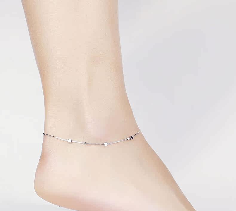 Bracelet de cheville Femme ZABRINA en Argenterie - Ref 3102082 Image 20