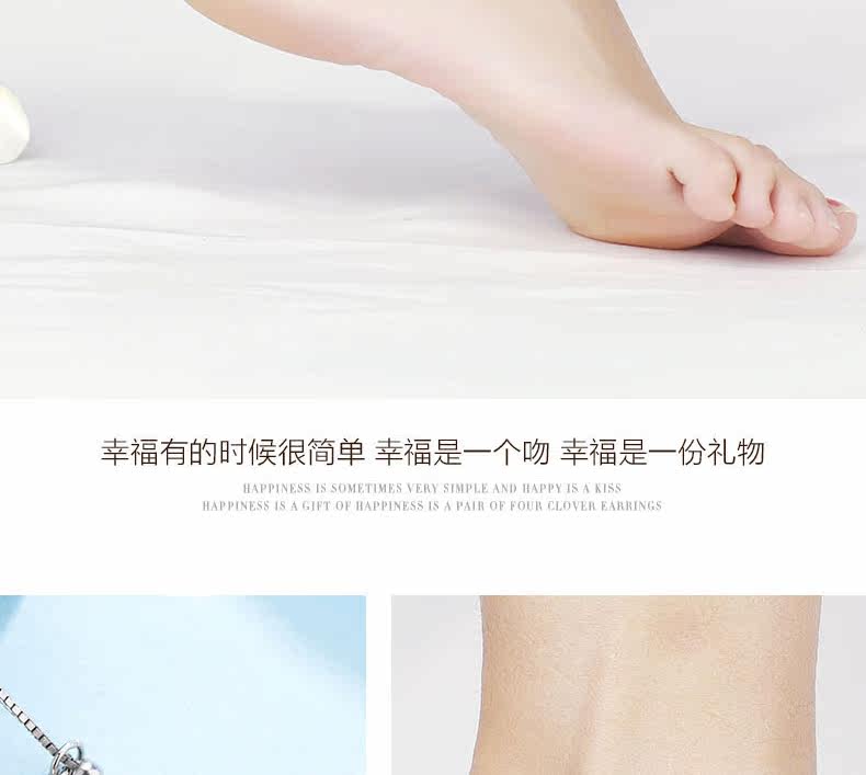 Bracelet de cheville Femme ZABRINA en Argenterie - Ref 3102082 Image 19