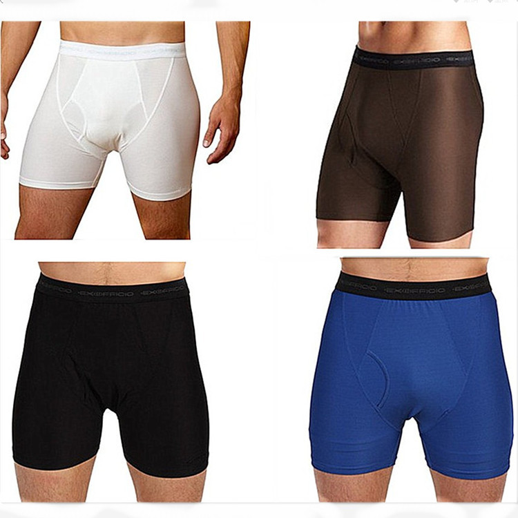 Exofficio Antibacterial, Sweat-Absorbent, Quick-Drying Men's Boxer Briefs Exofficio Antibacterial, Sweat-Absorbent, Quick-Drying Men's Boxer Briefs