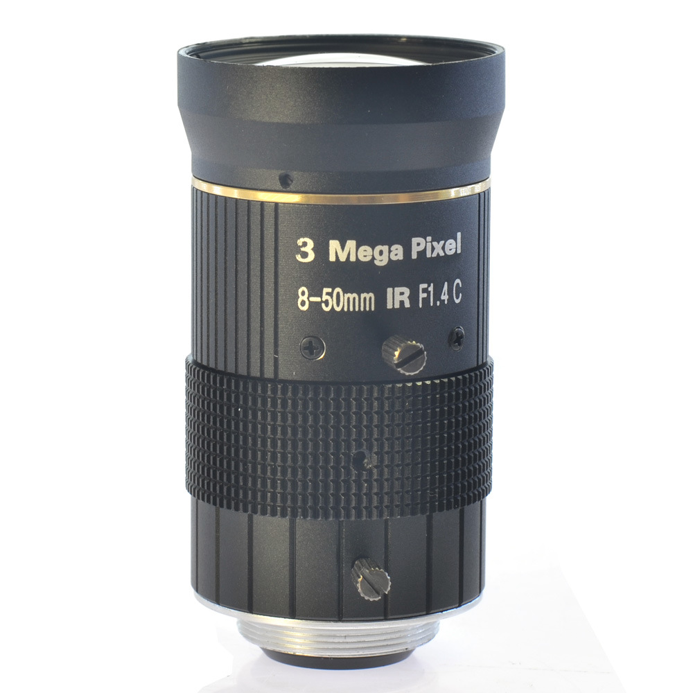 HD 3 MP C - mouth industrial lens 8 - 50mm zoom manual aperture industrial vision lens