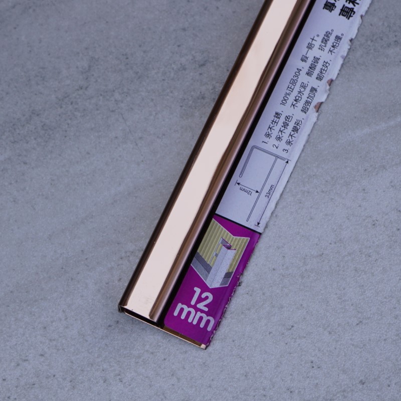 Cattle Yuan Import 304 Stainless Steel Yang Corner Strips Tile Yang Angle Wire F Buckle Square Corner Closing strip Sealing Strips-Taobao