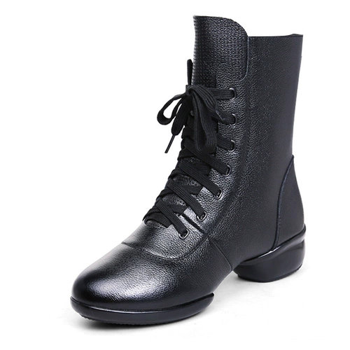 Демисезонная обувь, ботинки, танцующие туфли, из натуральной кожи, мягкая подошва