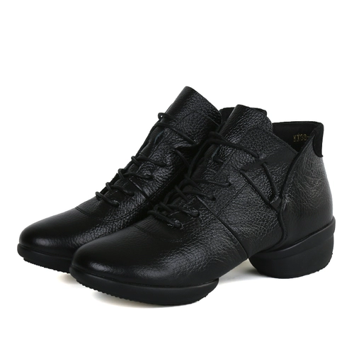 Летние туфли, дышащая танцующая обувь, из натуральной кожи, мягкая подошва