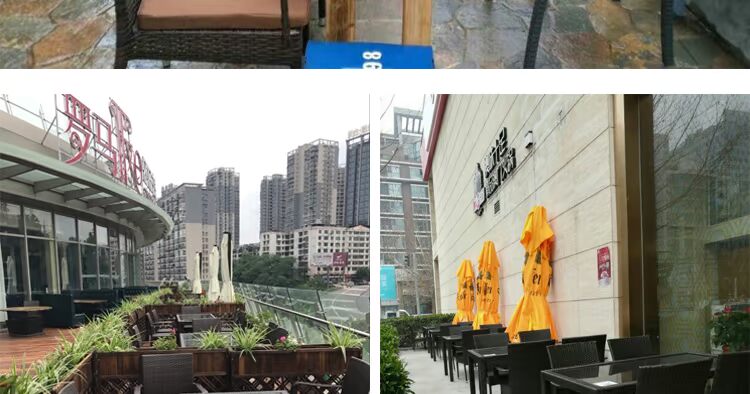 Bộ bàn ghế ngoài trời gồm năm cây mây trong nhà sân vườn biệt thự phòng khách giải trí wicker ghế bộ bàn ghế bàn ngoài trời