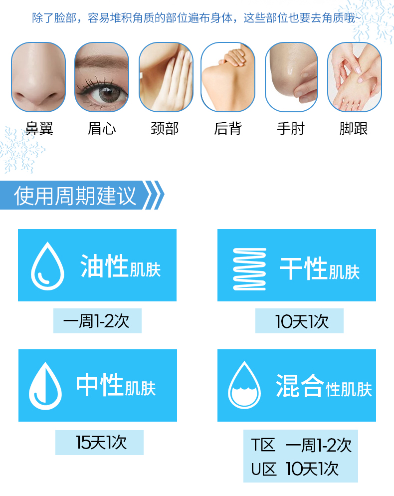 Han Shuixian Tẩy tế bào chết tẩy tế bào chết cho nam và nữ Body Facial Gel làm sạch sâu tay và tẩy tế bào chết mụn đầu đen tẩy tế bào chết mặt