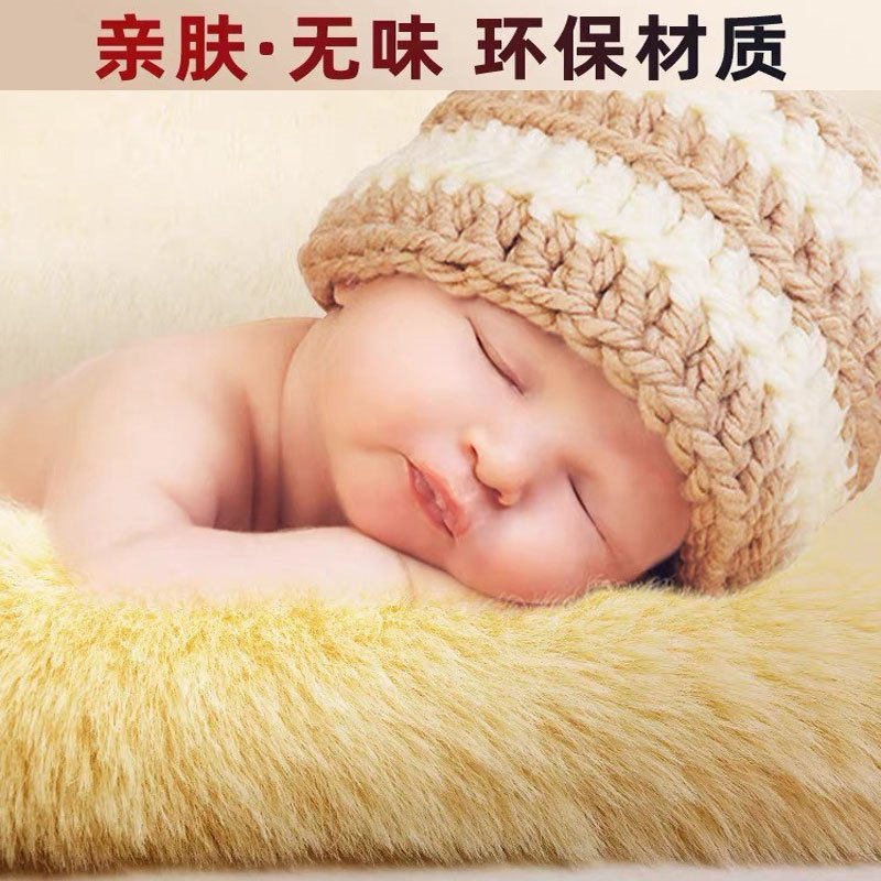 Winter car cushion like rabbit hair three pieces of small cushion short plush single mat unreliable back new general cushion woman