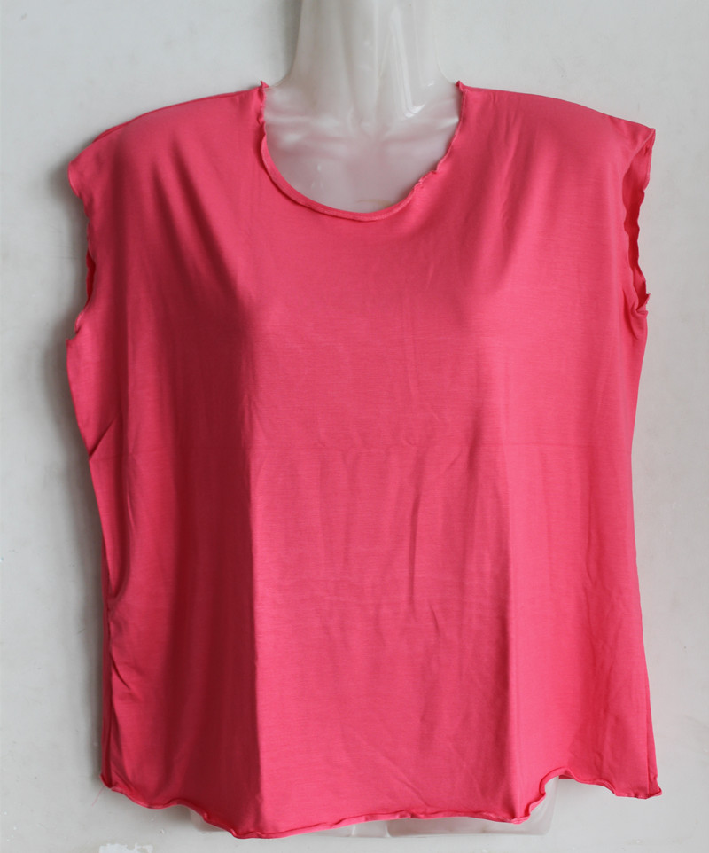 Hot trung niên áo vest nữ kích thước lớn mùa hè rộng vai không tay chạm đáy vest giản dị áo thun mẹ đầm - Quần áo của mẹ áo tuổi trung niên