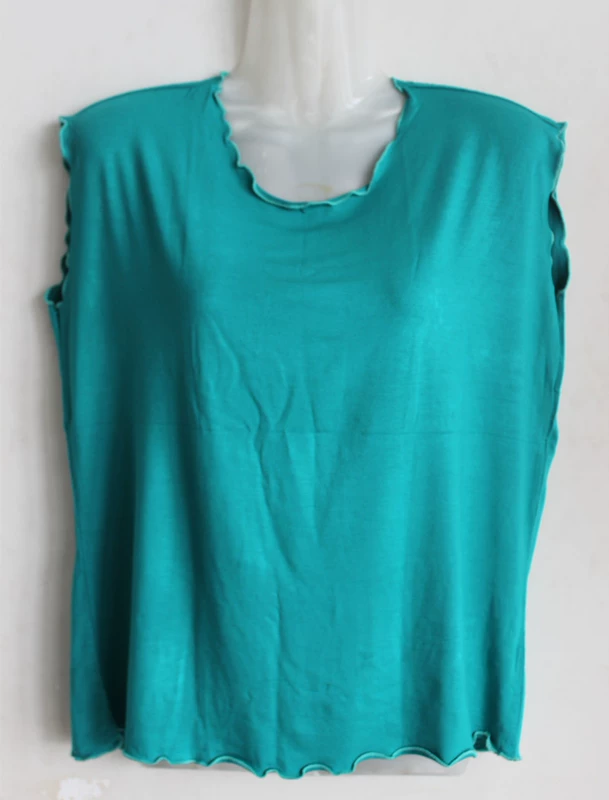 Hot trung niên áo vest nữ kích thước lớn mùa hè rộng vai không tay chạm đáy vest giản dị áo thun mẹ đầm - Quần áo của mẹ
