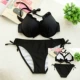 Bộ bikini màu xanh lá cây huỳnh quang đơn gốc Âu Mỹ, bộ ngực lớn và nhỏ tụ họp để trình diễn áo tắm mỏng đi nghỉ mát trên bãi biển Áo tắm suối nước nóng - Bikinis