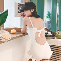 New swimwear women sexy small breasts gathered together thin Korean ins Wind students hipster Super Fairy Hot Spring