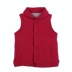 趣 Quần áo trẻ em Nhật Bản mùa thu đông nam nữ cotton trẻ em cộng với áo vest cotton dày cho bé vest đơn giản