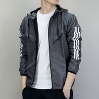 Adidas áo khoác nam 2018 mùa hè mới phần mỏng thể thao thoáng khí windproof áo khoác nam quần áo da ao khoác adidas