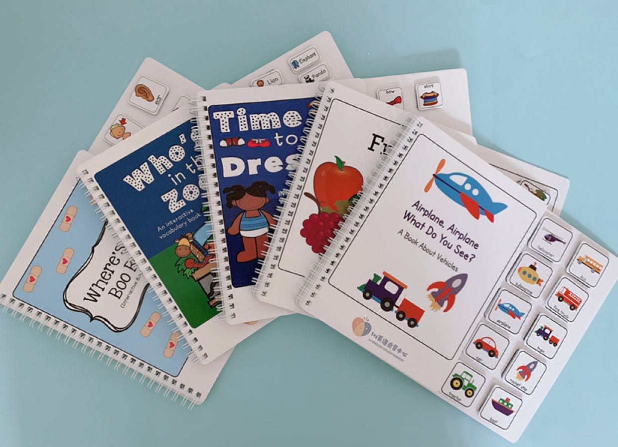 Fruit Traffic Cognition English Quiet Book Finished Products Fun Parenting Interactive Puzzle Special Force Training Stickler Books