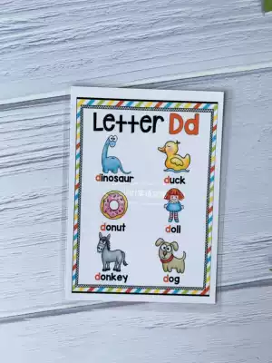 26 letter flash card DIY letter book early education phonics English natural phonics flash card teaching aid