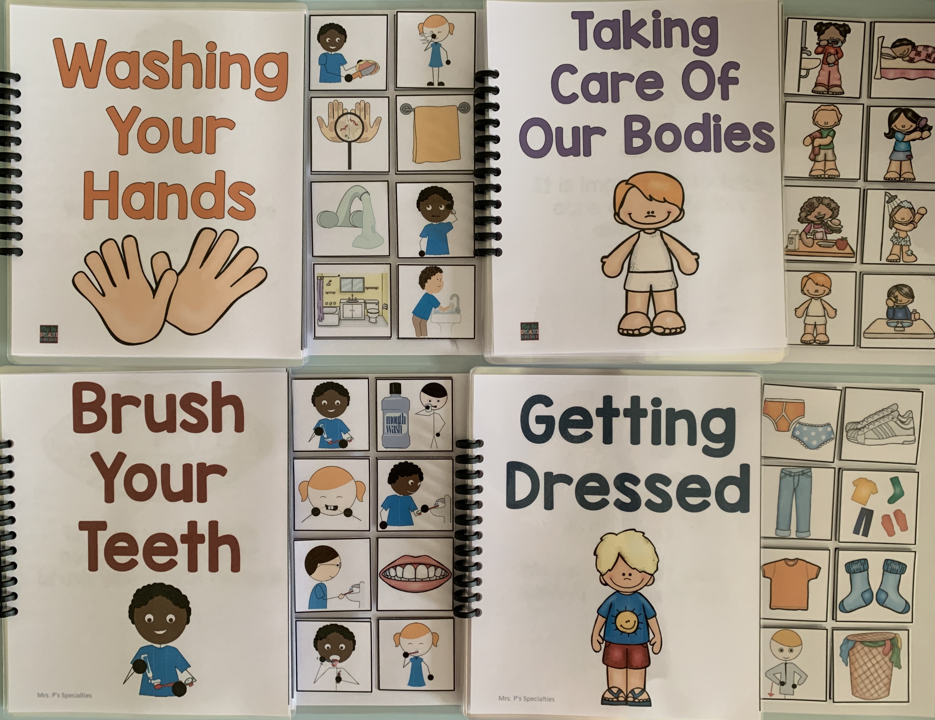 Habits Develop quiet books Early education DIY quiet books Brush your teeth Wash your face, dress and take care of your body A full set of quiet books