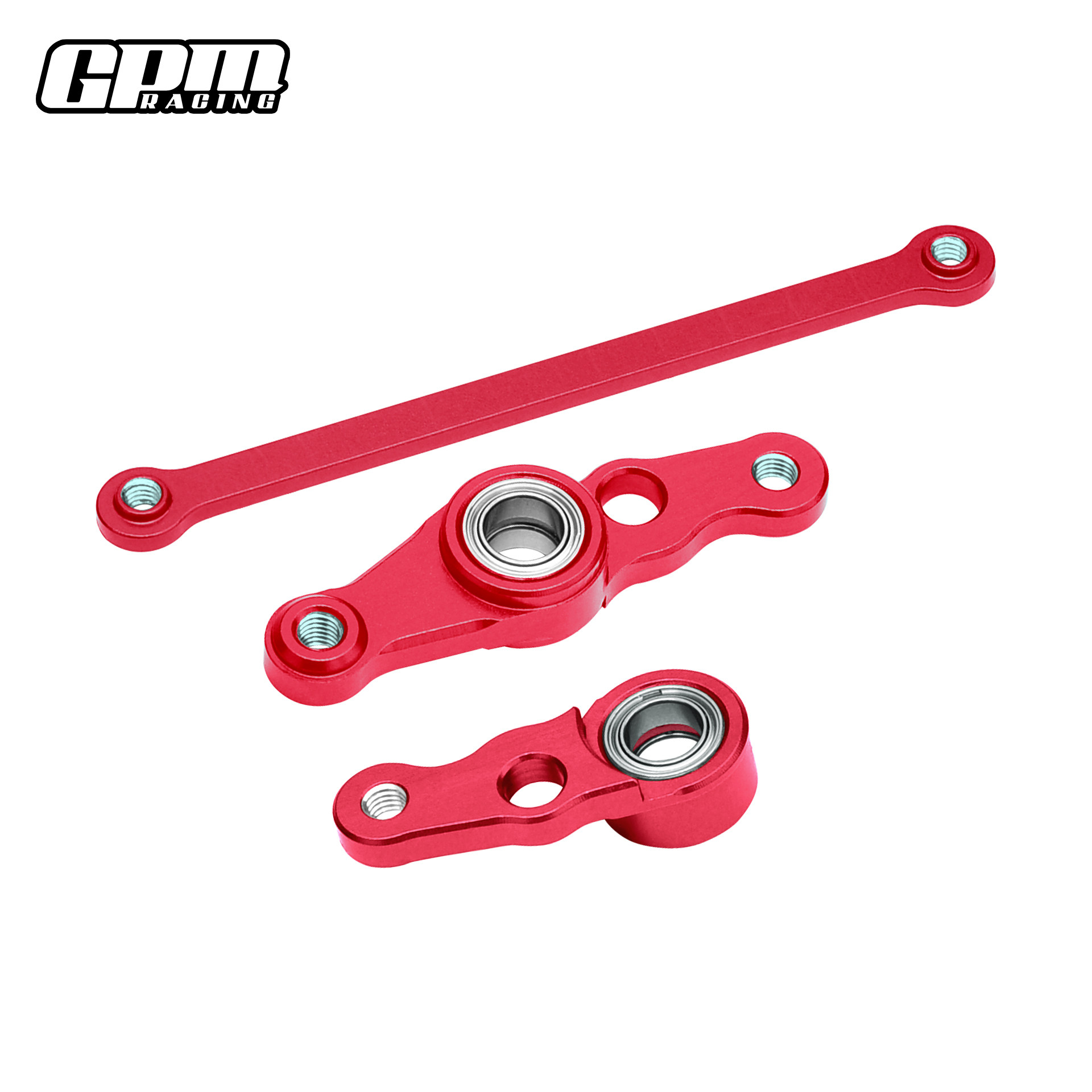 GPM 7075 Alu. Alloy Steering set for TAMIYA DF01/TA01/TA02/M1025