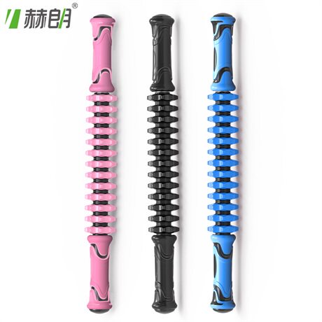 Muscle Relaxing Massage Stick Roller Wolf's Tooth Yoga Gear Fascia Stick Deep Rolling Slim Leg Sting Ball Elastic Fitness Stick