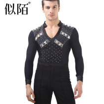 New Latin dance suit blouses mens adult Latin shirts Morden dance costumes square dance costumes ballroom dancing