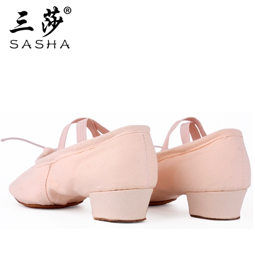 三莎 Тканевая обувь, этнические туфли, из натуральной кожи, мягкая подошва