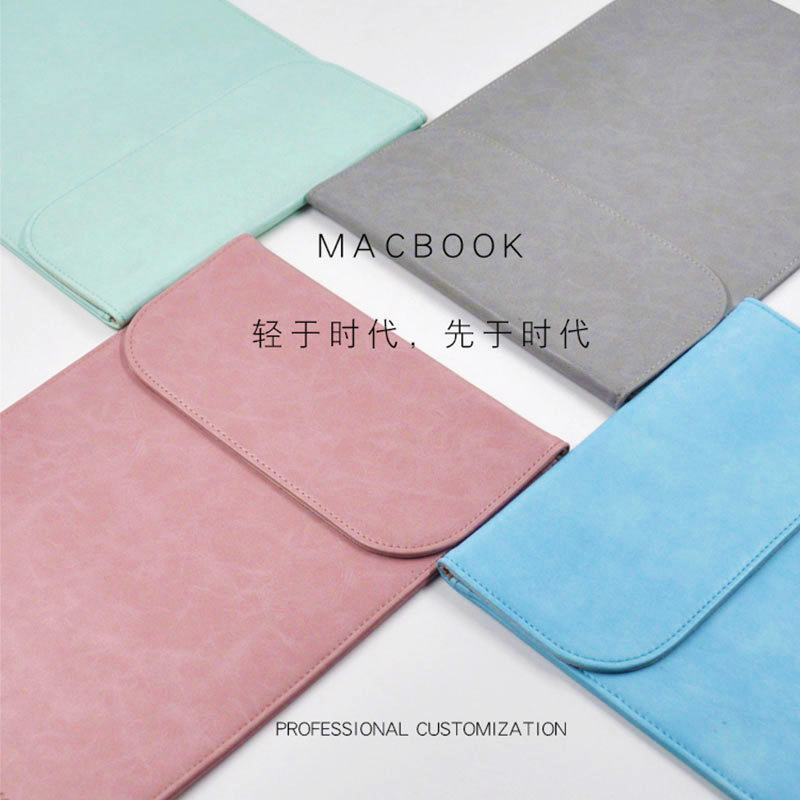 Suitable for Apple Air pen electric bag 12Macbook liner bag pro13 3 inch 15 protection leather cover 11 6air Xiaomi Lenovo Dell hp Custom waterproof shockproof anti-scraping man