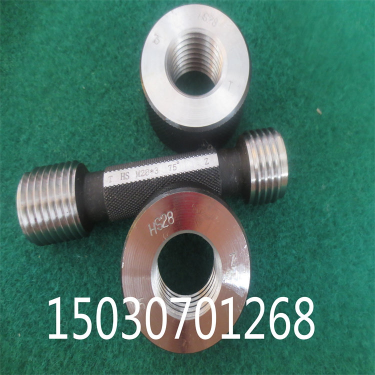 Steel reinforcement threaded plug gauge ring gauge 75 degrees 60 degrees 60 degrees internal and external thread pass gauge dental gauge detection construction site gauge gauge
