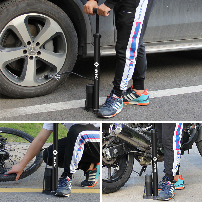 Inflator bicycle small high-pressure portable household inflator car electric vehicle motorcycle basketball inflator