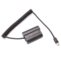 Type-C USB transfer EN-EL15 fake battery power cord for Nikon D810 Z5 6 7 ii D750