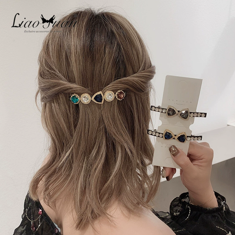 Clip tóc thanh lịch retro trở lại từ đầu clip clip mũ tóc đỏ - Phụ kiện tóc