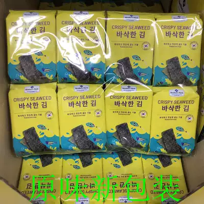 Sam Korea imported crispy seaweed 180g (7g * 24) salty seaweed chengjing seaweed children seaweed