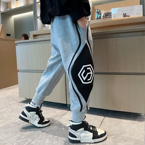 Детские штаны для мальчиков, в западном стиле, подходит для подростков, коллекция 2022, осенние, 10 лет