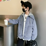 Осенняя летняя одежда, джинсовая демисезонная куртка, в западном стиле, подходит для подростков, популярно в интернете
