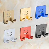 Rain Blossom Jersey Creativity Free punch with powerful No-dent Adhesive Hook Plug Key Hook phone frame Kitchen Bathroom Wall-mounted Hook