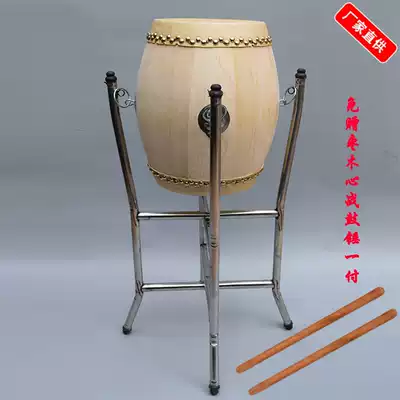 Manufacturers direct supply 6 5-inch treble war drum refined white stubble drum log color drum stainless steel drum frame