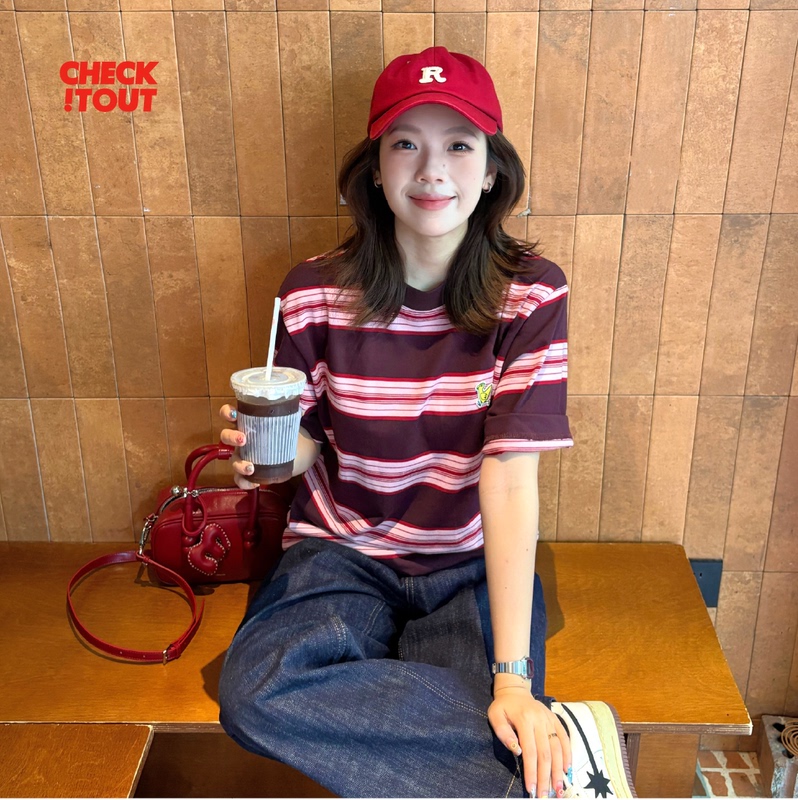 Checkitout Rainbow Dispatcher Striped T-Shirt Unisex Versatile 2026 New Heavy-Duty Original Design Checkitout Rainbow Dispatcher Striped T-Shirt Unisex Versatile 2026 New Heavy-Duty Original Design