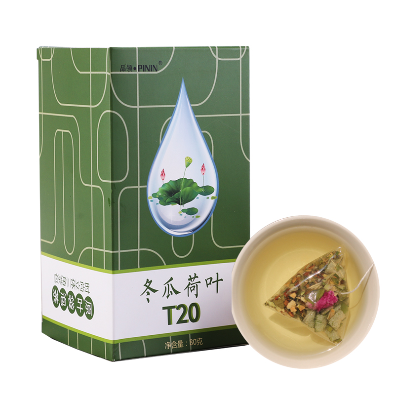 冬瓜荷叶茶山楂荷叶茶玫瑰荷叶茶小袋装决明子纯花草茶荷叶冬瓜茶