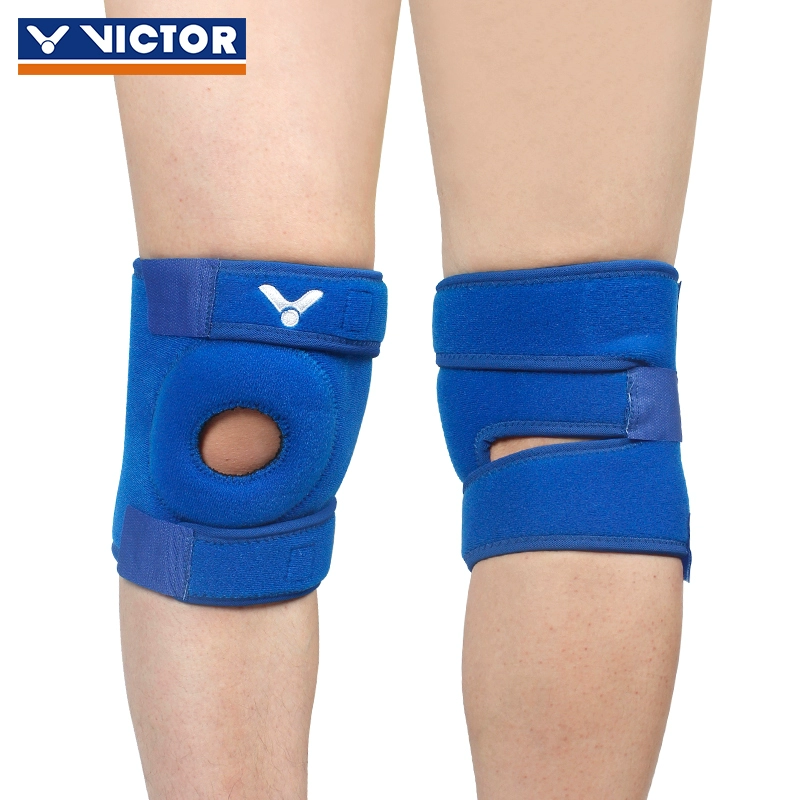 VICTOR Victory Kneepad Bảo vệ thể thao Vành đai Patella 185 Victor Cầu lông xà cạp nén Kneepads 182 - Dụng cụ thể thao