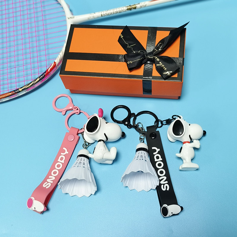 Snoopy badminton keychain pendant: make your golf bag cute and make ...