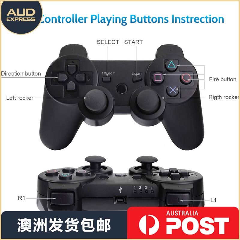 Applicable Sony PS3 console handle steam wireless Bluetooth USB computer PC (shipped in Australia)
