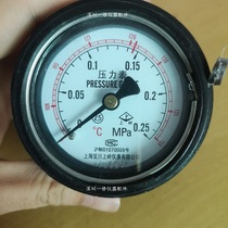 Shanghai Yichuan Shangling 0-0 25MPA pressure gauge 138 degree double scale Shenan sterilization autoclave accessories