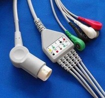 Compatible HP Philips VM4 6 8 MP20 30 40 cardio monitor accessories one-piece 5 guide line 12 pin