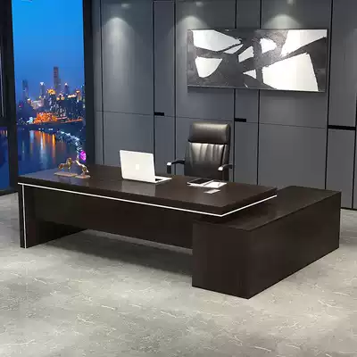 Office table and chair combination simple modern boss office furniture atmospheric commercial large Class President manager table