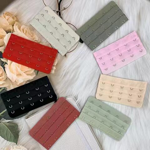 Five-row buckle underwear lengthened buckle bra extended buckle adjusting back button three rows of five buckles 3 row 5 buckle lengthened with buckle-Taobao